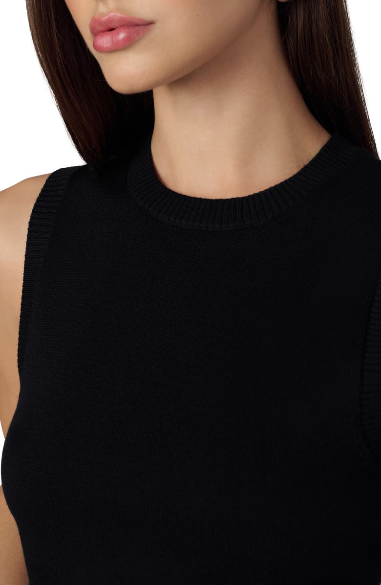 Joe's The Laurel Shrunken Sweater Vest, Alternate, color, Black