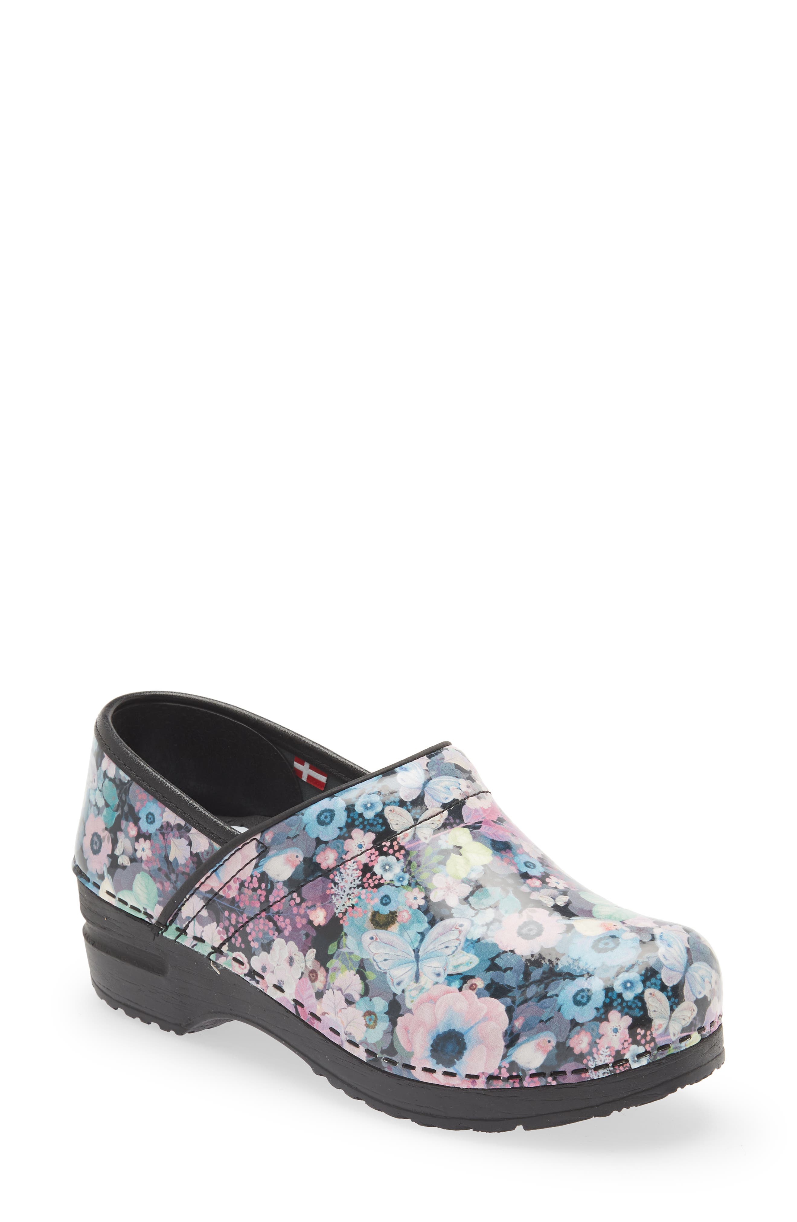 Sanita Swanzey Print Clog, Main, color, 