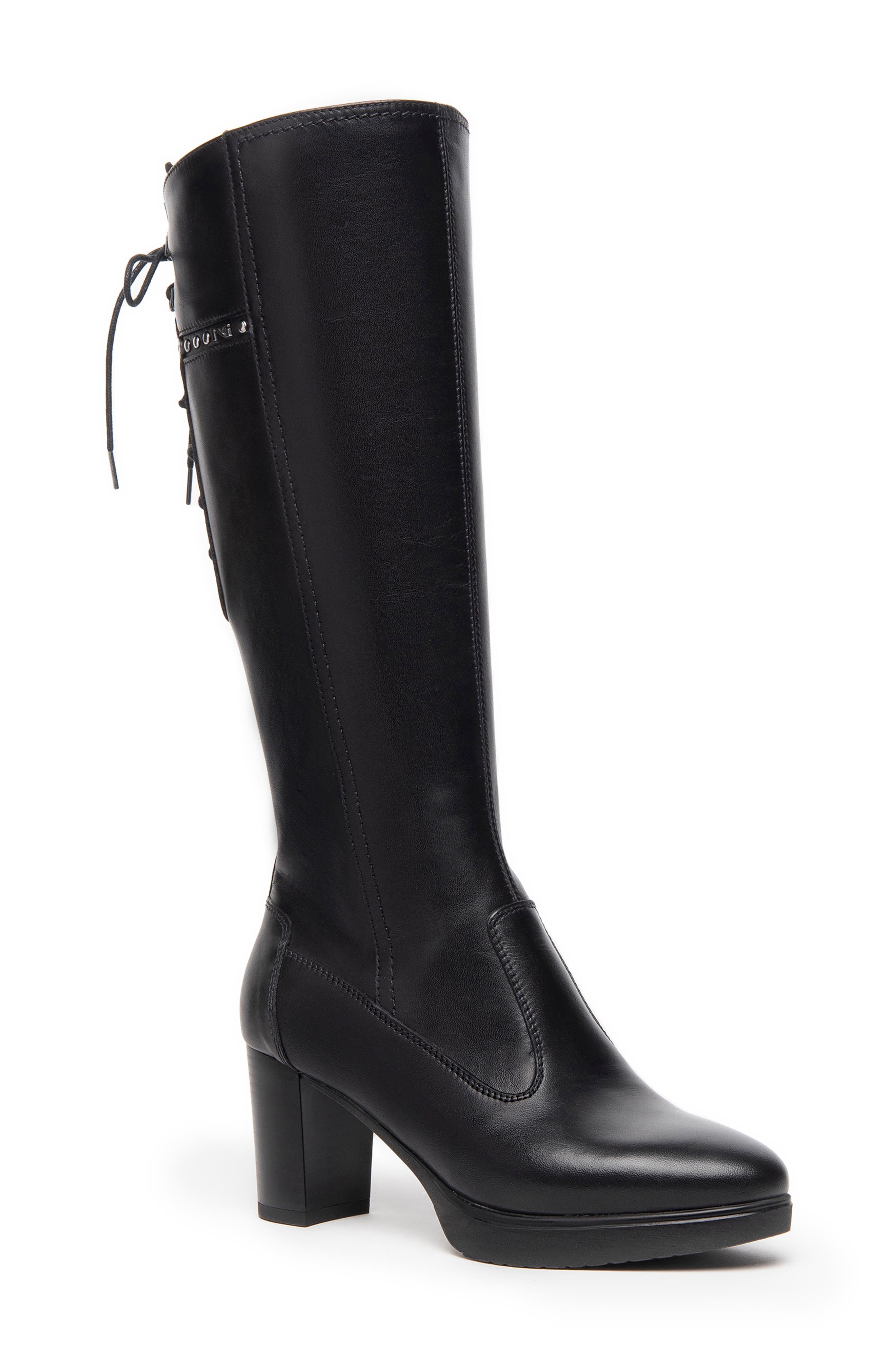 NeroGiardini Corset Platform Boot, Main, color, 