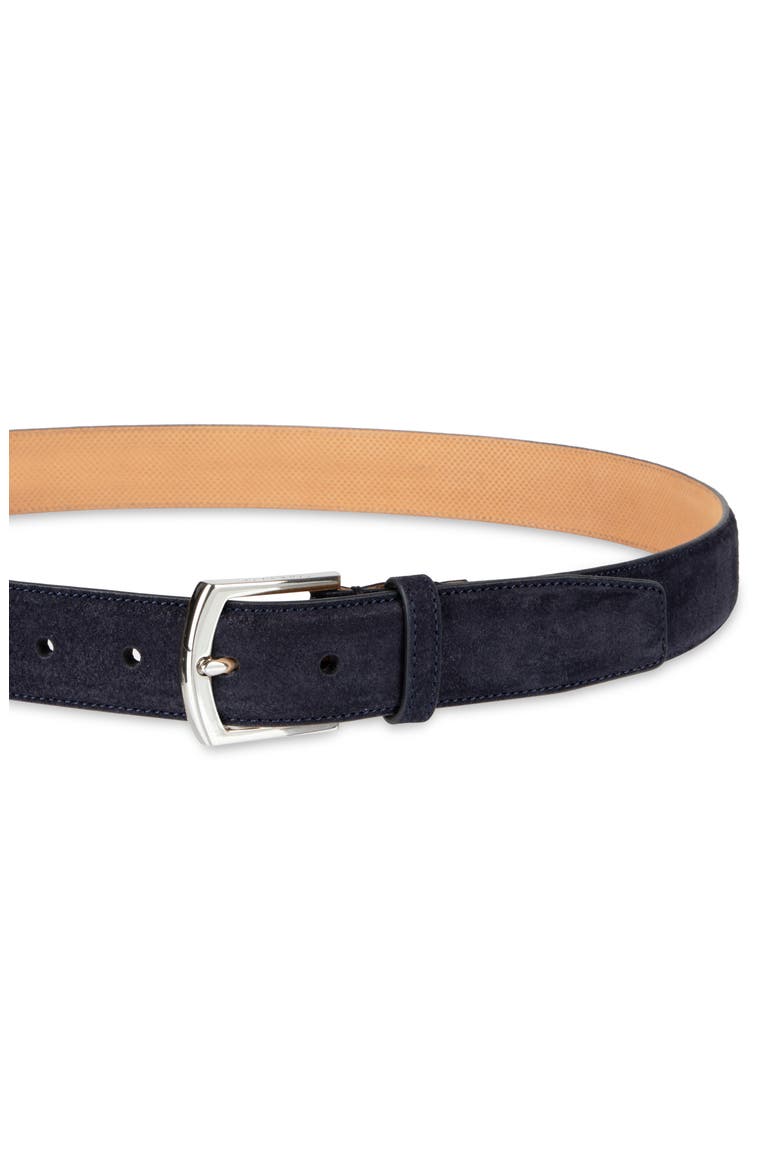 Suede Belt, Alternate, color, NAVY