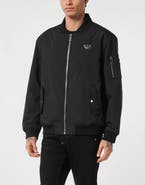 PHILIPP PLEIN Nylon Bomber Jacket Men