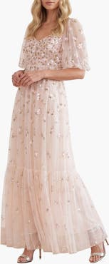 Needle & Thread Meadow Ditsy Sweetheart Ankle Gown
