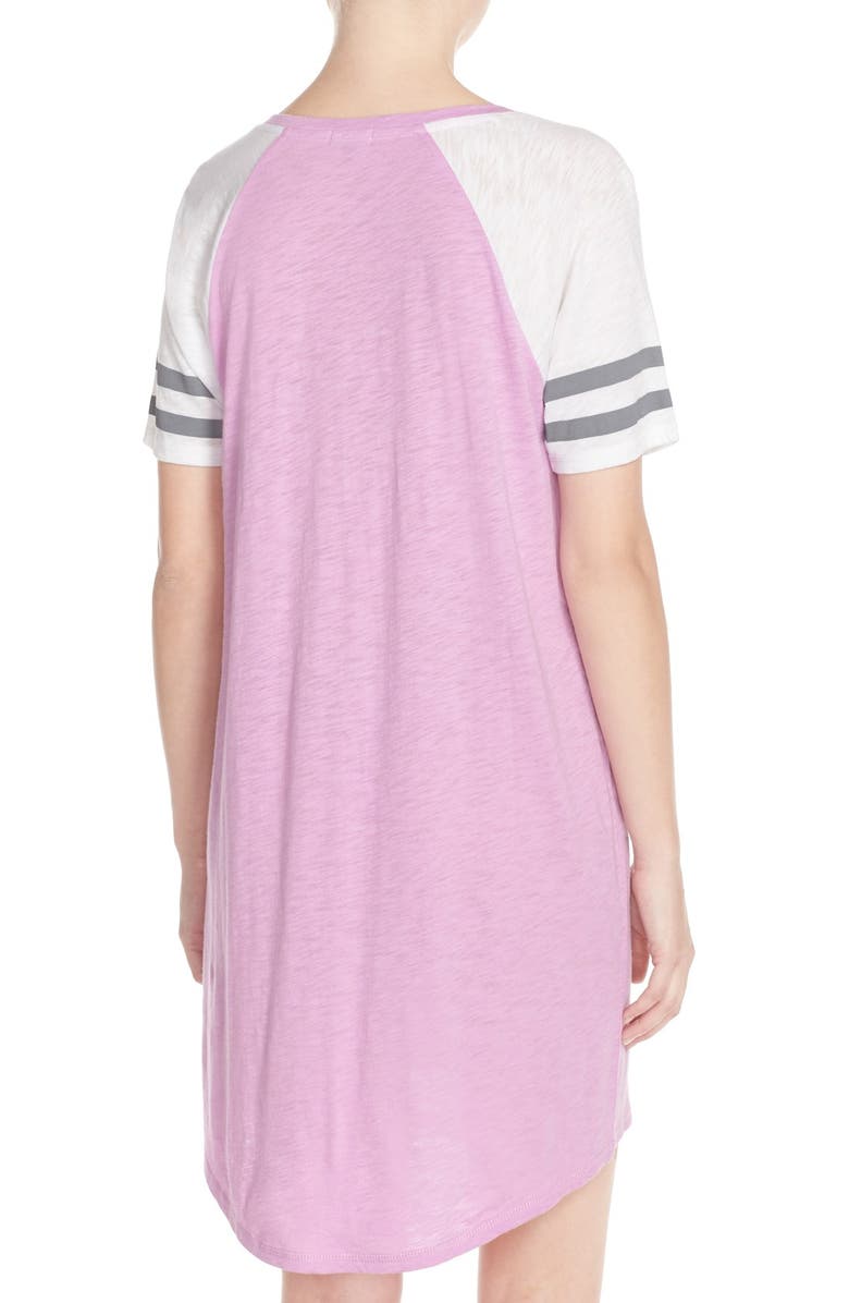  COZY ZOE 'Don't Kill My Vibe' Nightshirt, Alternate, color, Lavender