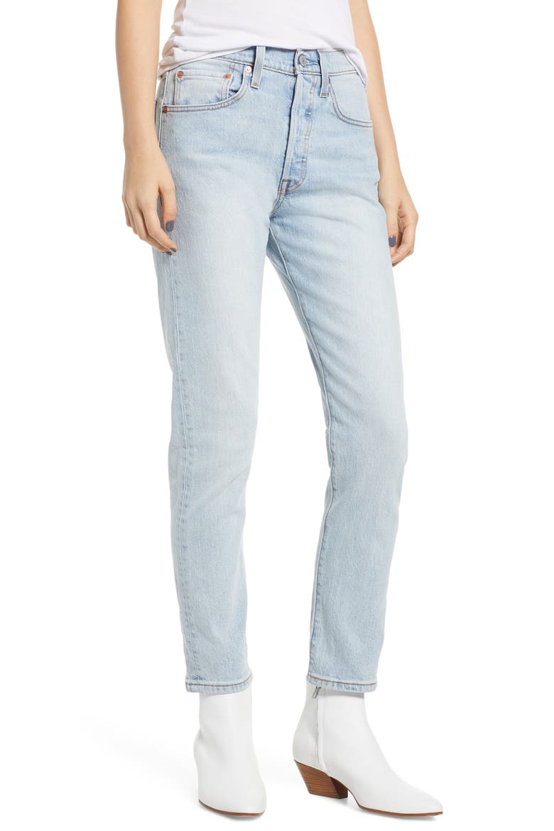 Levi's® 501® Ankle Slim Jeans, Main, color, TOWARDS THE SUN