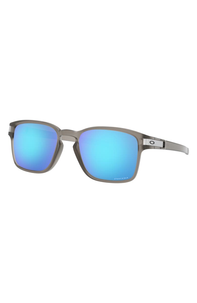 Oakley Latch 55mm Prizm<sup>™</sup> Rectangular Sunglasses, Alternate, color, Grey