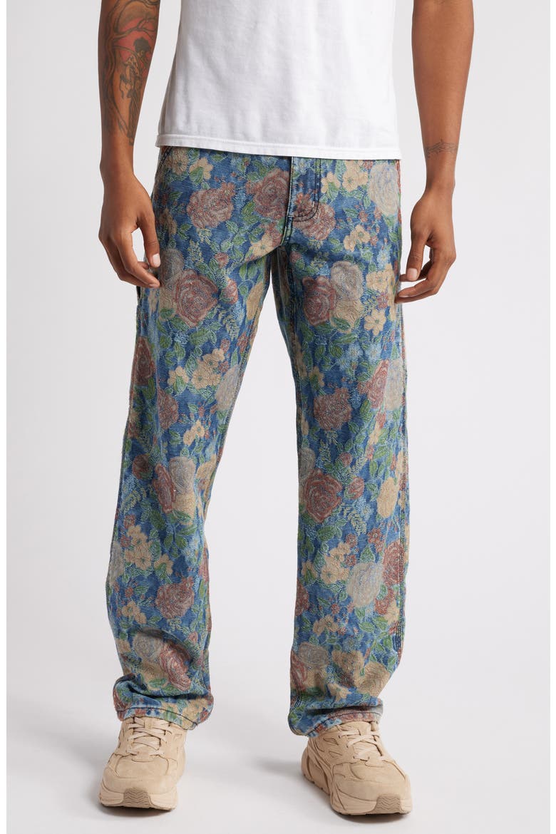 Statement Carpenter Pants, Main, color, JACQUARD TAPESTRYSW