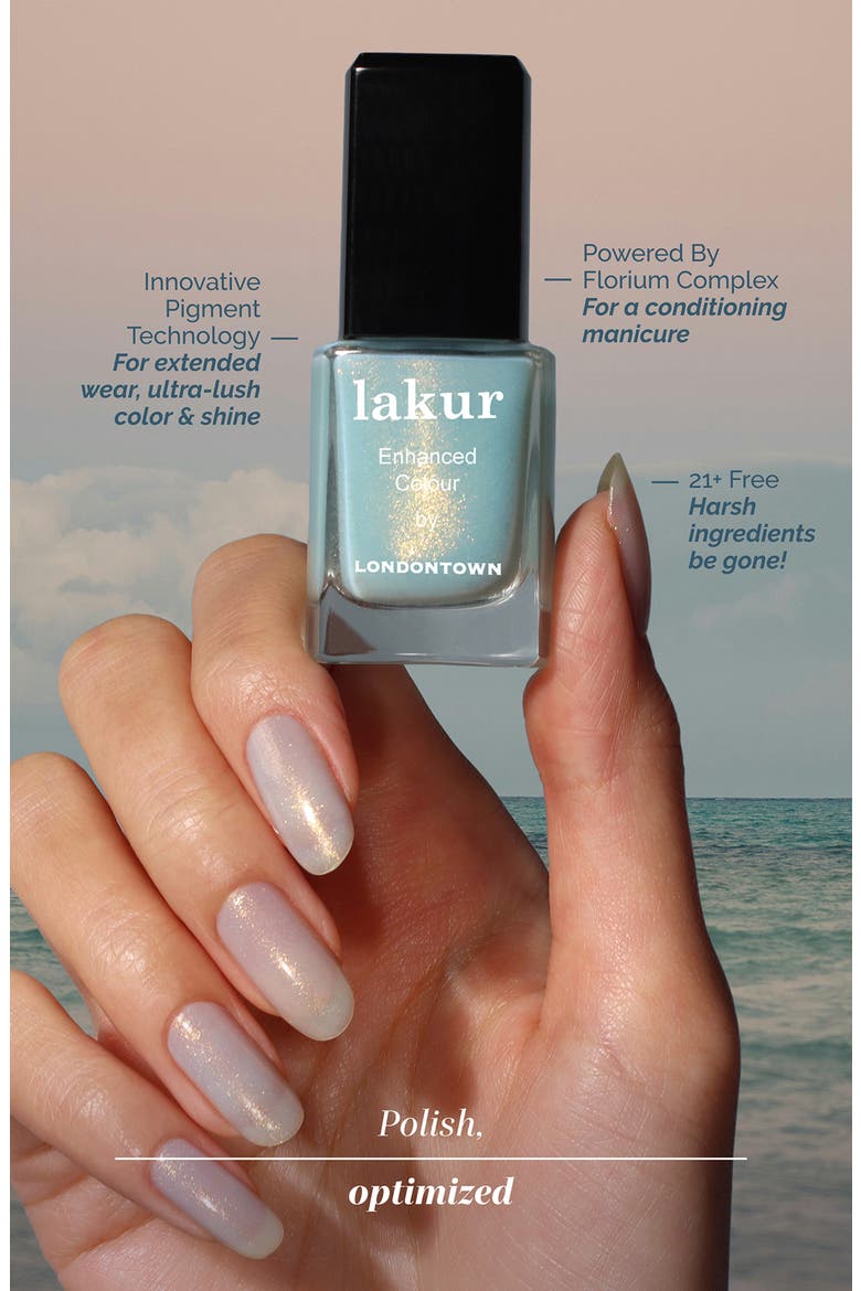 lakur Nail Polish, Alternate, color, AEGEAN AQUA