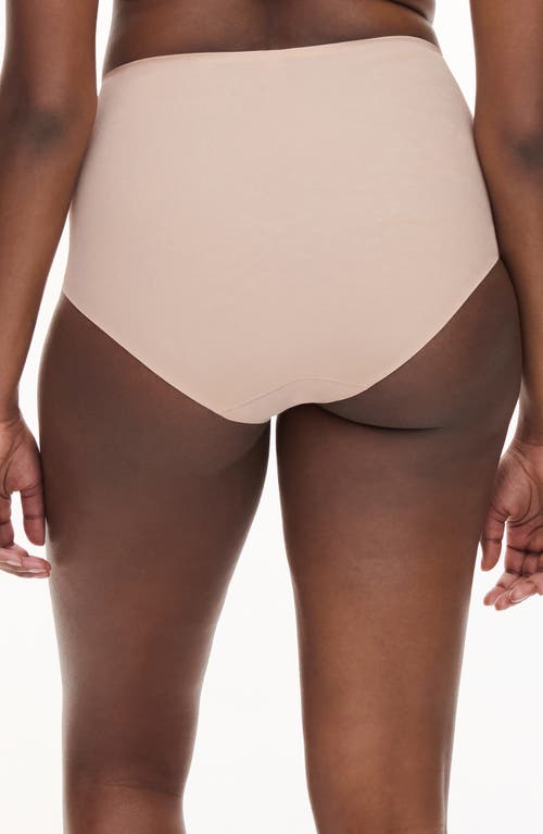 Chantelle Lingerie Comfort Chic High Waist Control Briefs In Rose