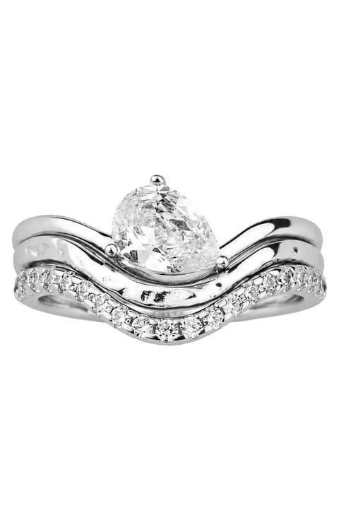 Tova Pear Ring Set