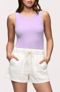 nuuds Slinky Rib Knit Stretch Modal Jersey Tank