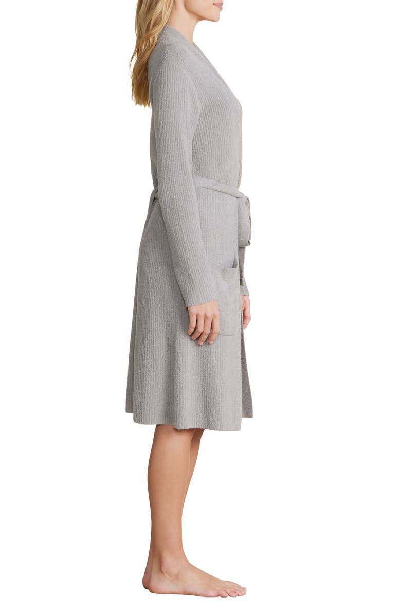 Barefoot Dreams<sup>®</sup> CozyChic<sup>™</sup> Lite<sup>®</sup> Ribbed Robe, Alternate, color, Dove Gray