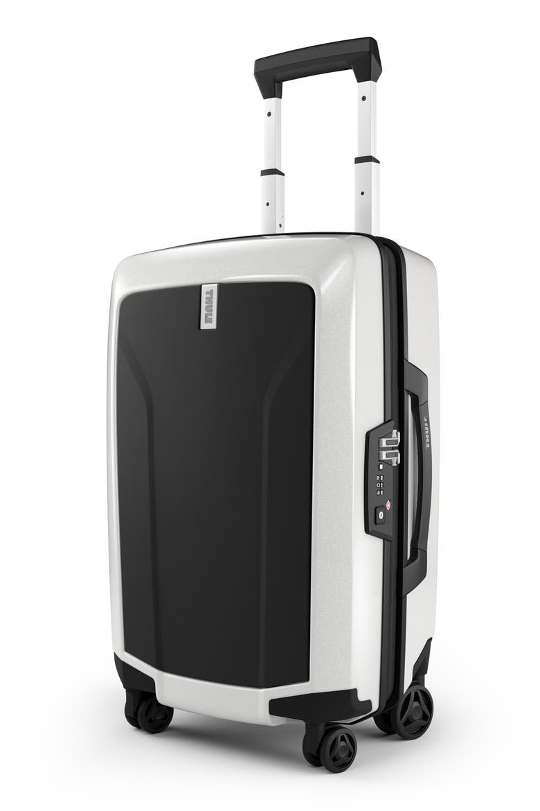 Revolve Global 22-Inch Carry-On, Alternate, color, WHITE/ BLACK