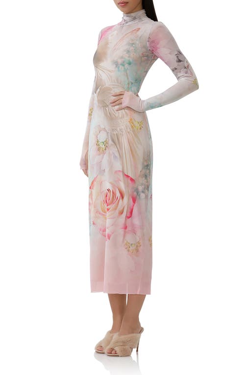 AFRM AFRM SHAILENE LONG SLEEVE MESH DRESS 