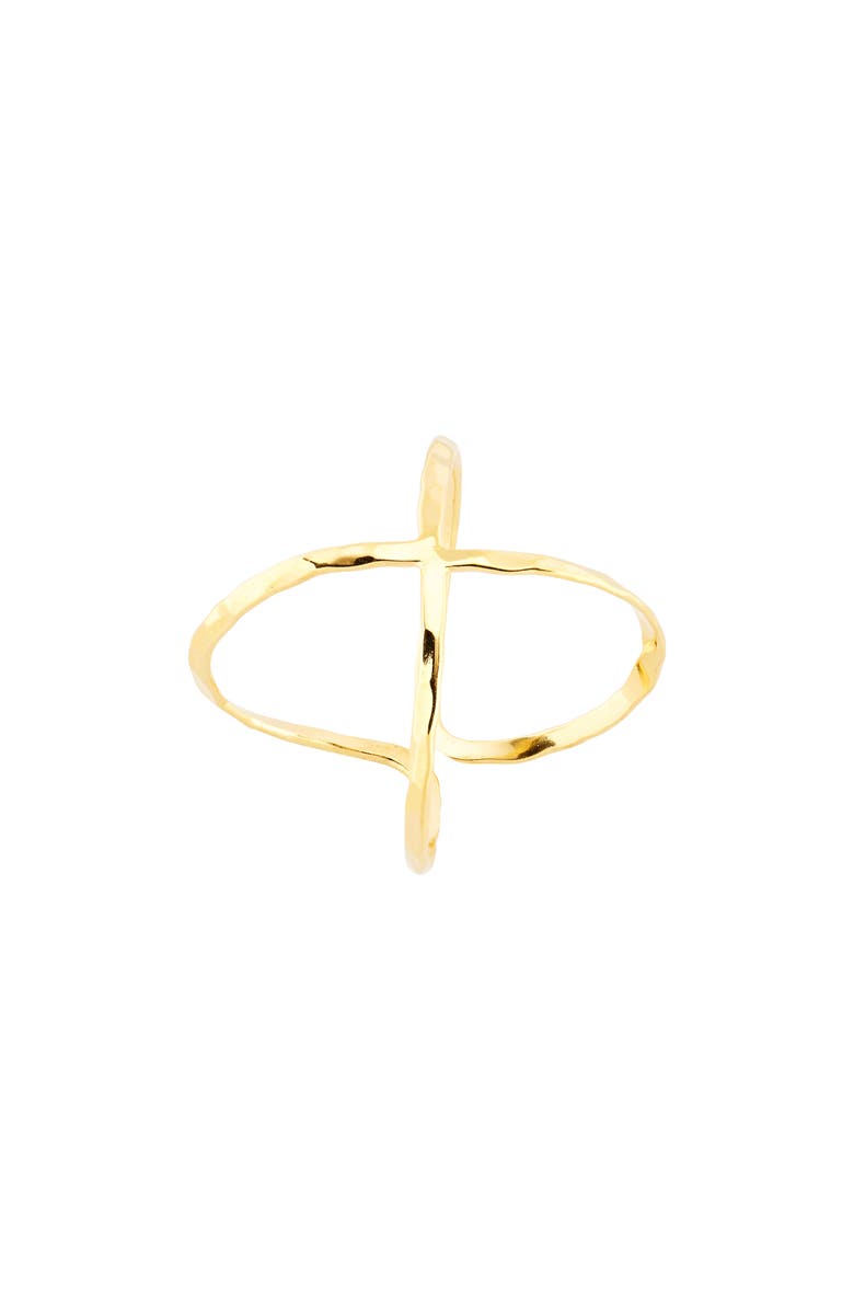 Kiara by Ki-ele Emerson Infinity Ring, Main, color, Gold