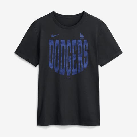 Men's Nike  Black Los Angeles Dodgers Camo Velocity Victor T-Shirt