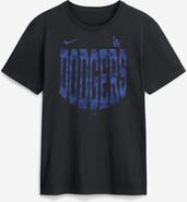 Nike Men's Nike  Black Los Angeles Dodgers Camo Velocity Victor T-Shirt