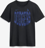 Nike Men's Nike  Black Los Angeles Dodgers Camo Velocity Victor T-Shirt