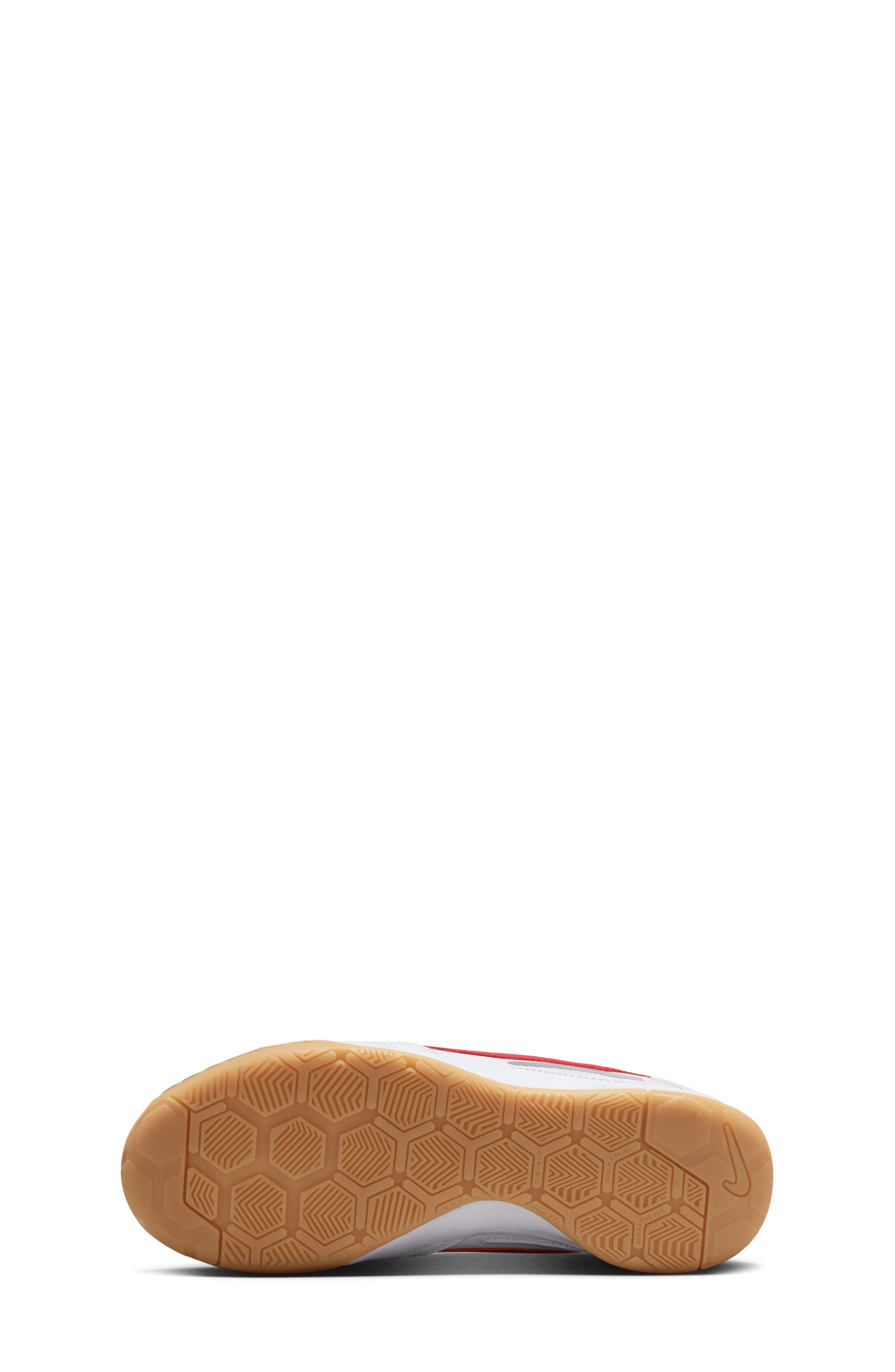 Gato Soccer Sneaker, Alternate, color, WHITE/ GUM YELLOW/ RED