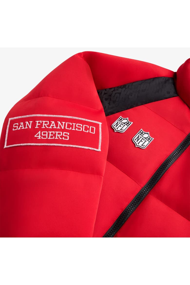 Unisex  Scarlet San Francisco 49ers Long Team Puffer Coat, Alternate, color, Scarlet