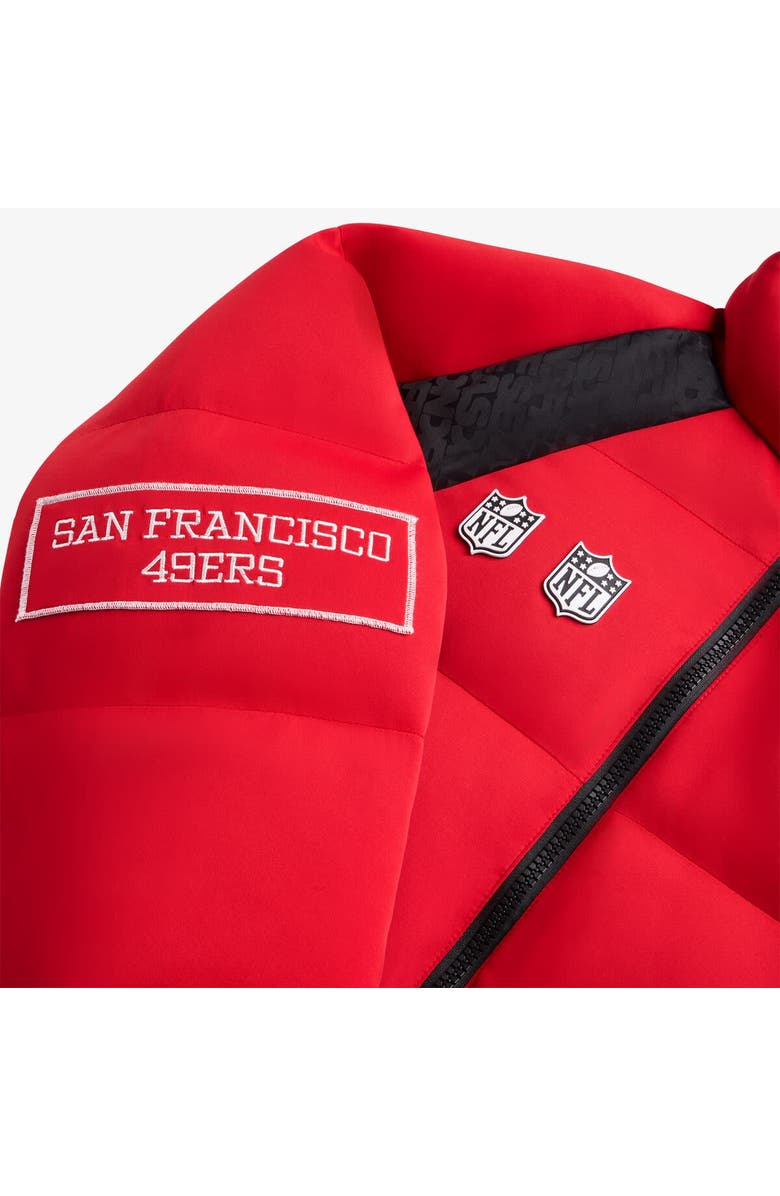 Off Season Unisex Scarlet San Francisco 49ers Long Team Puffer Coat, Alternate, color, Scarlet