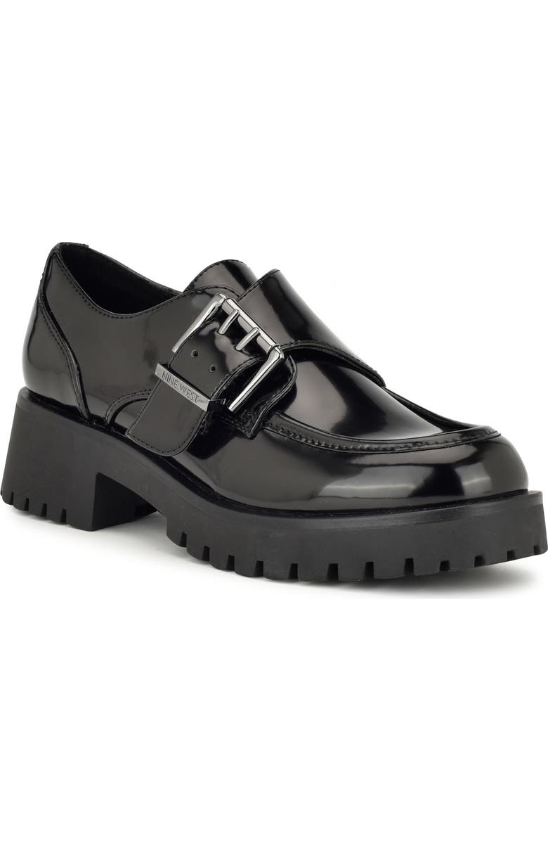 Nine West Araise Monk Strap Platform Loafer, Main, color,