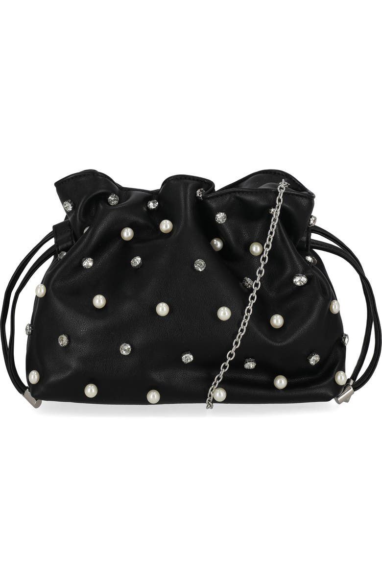 Jessica McClintock Luca Studded Drawstring Big, Main, color, Black