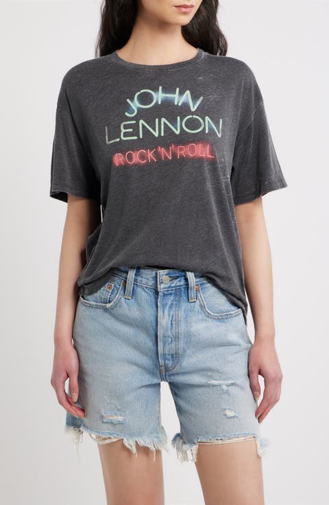 John Lennon Rock 'N' Roll Graphic T-shirt