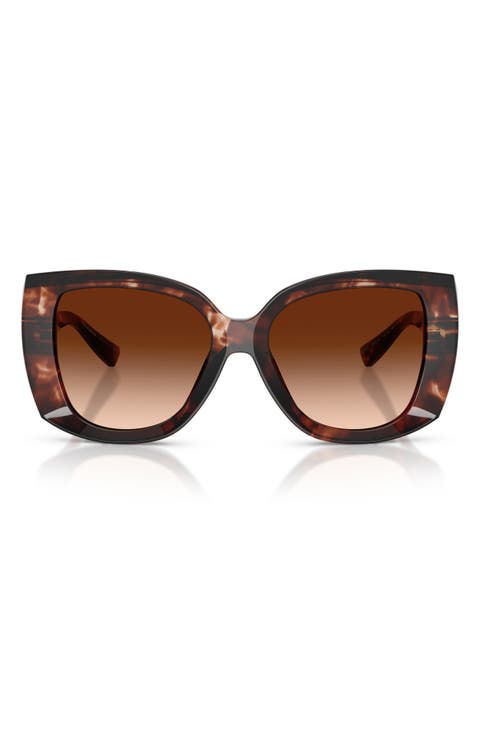 56mm Square Sunglasses