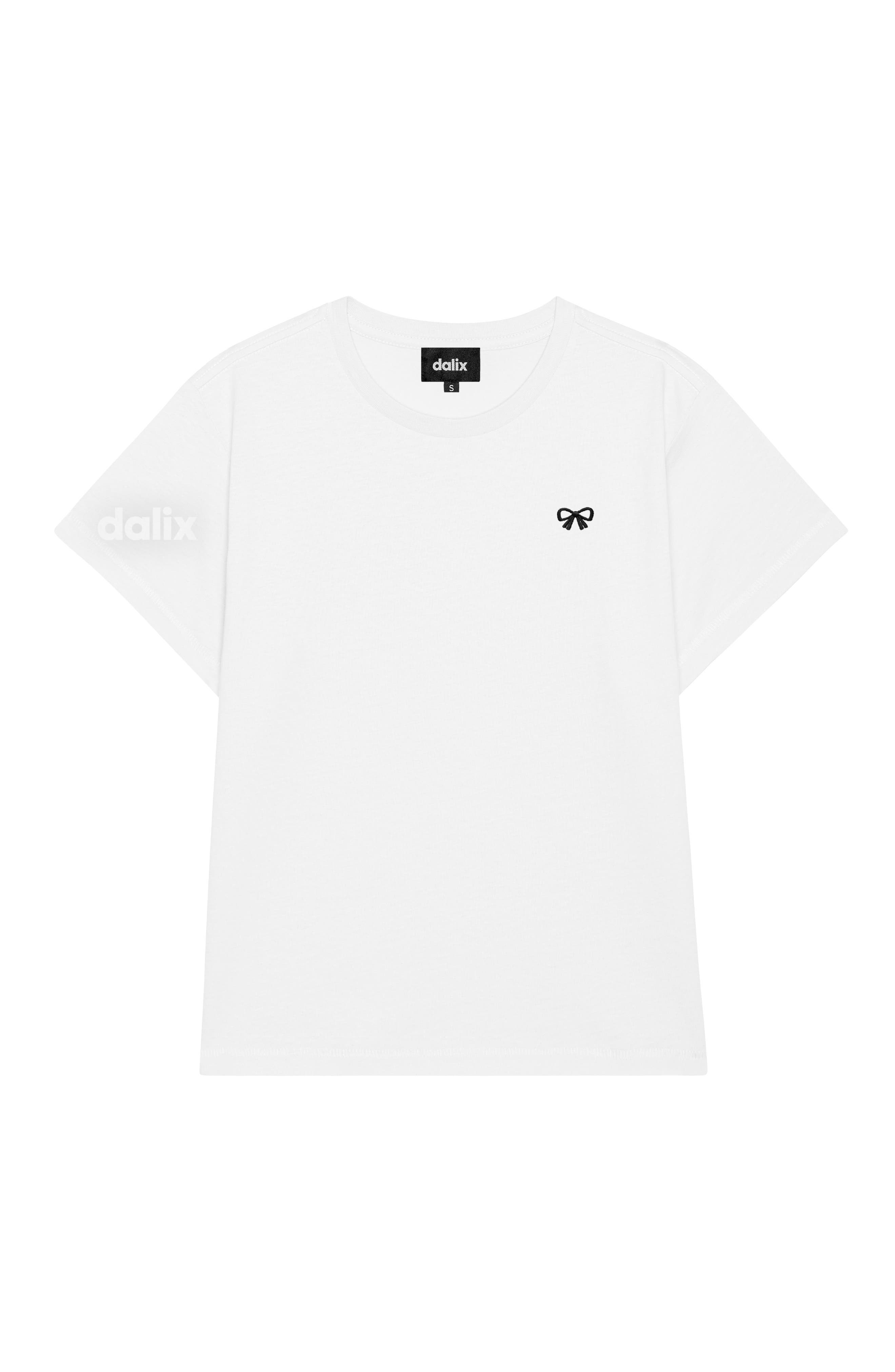 Womens Bow Lightweight High Waisted Tee - image 5