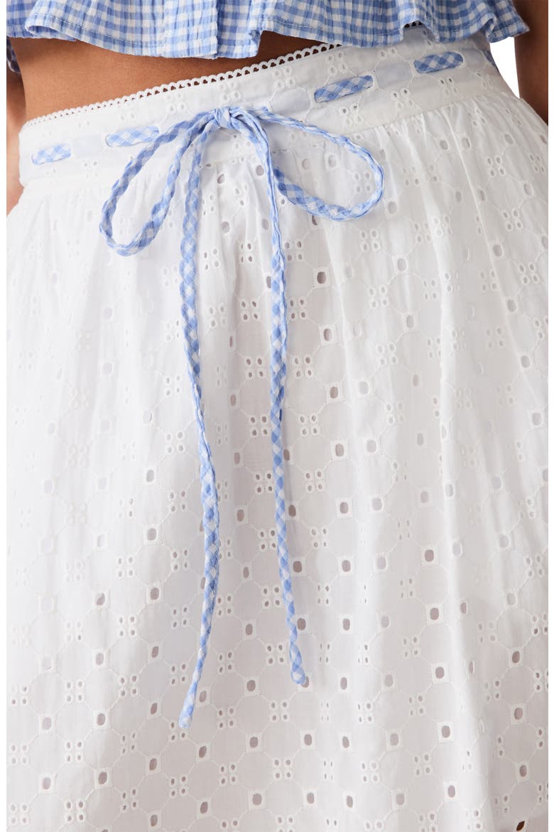 Zana Eyelet Maxi Skirt, Alternate, color, ANTIQUE