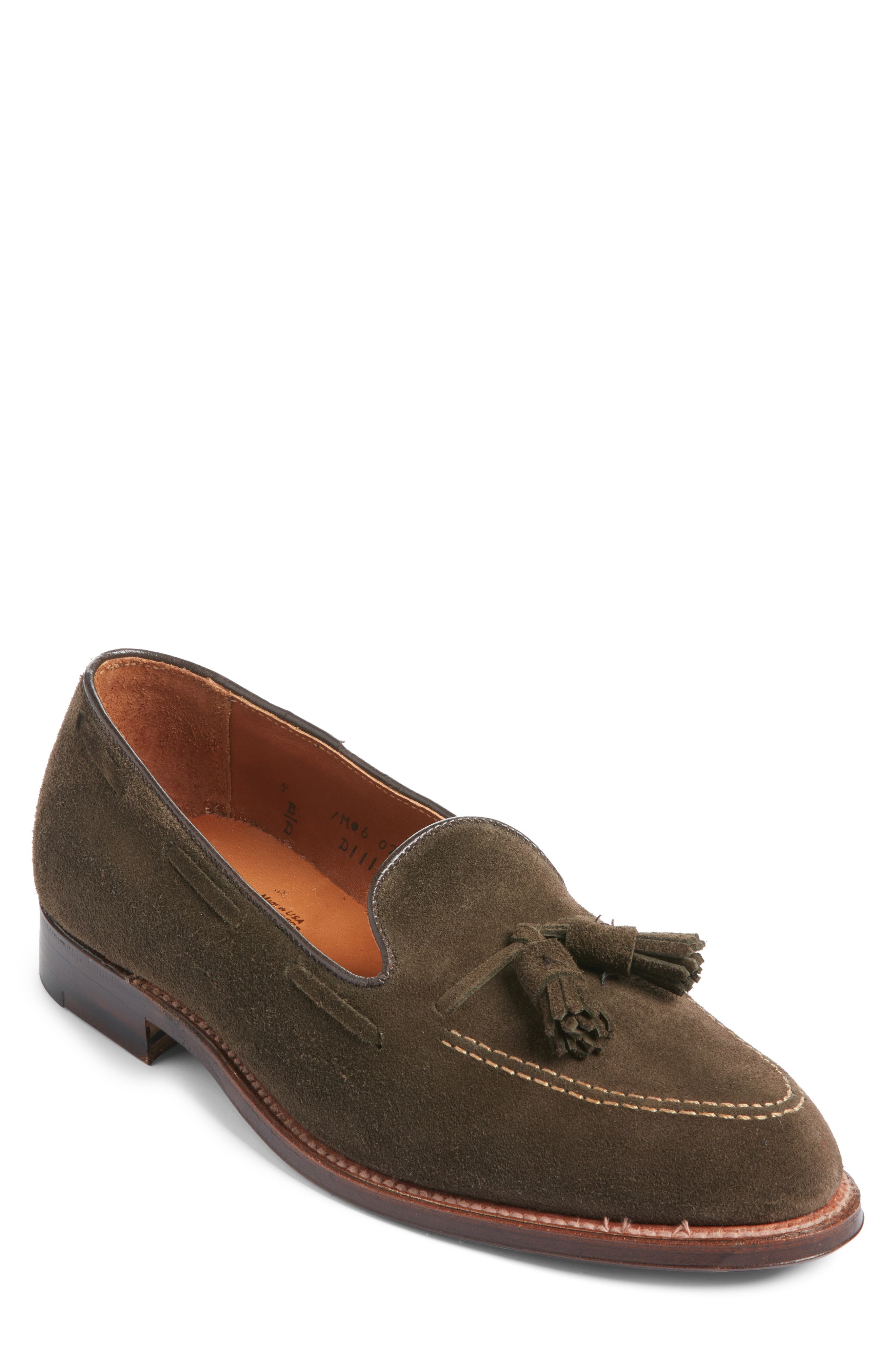 Alden Suede Tassel Loafer, Main, color, 