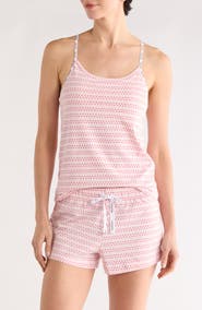 Calvin Klein Stretch Cotton Camisole & Shorts Pajamas
