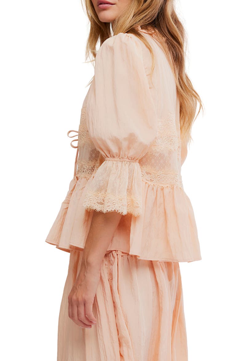 Intimately FP Forever Young Bed Jacket, Alternate, color, PEACH PIT