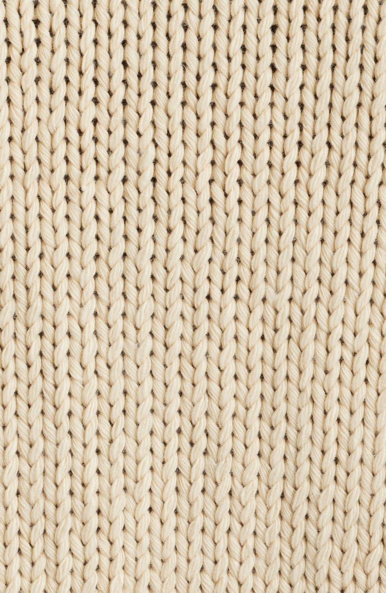 NN07 Mika 6620 Flower Embroidered Recycled Polyester Blend Cardigan, Alternate, color, Ecru