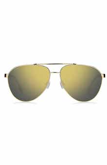 BOSS 60mm Aviator Sunglasses