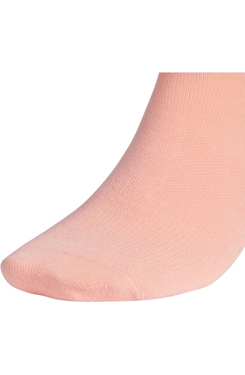 adidas Assorted 6-Pack Superlite Performance Quarter Crew Socks, Alternate, color, Pink/ Indigo/ Sky Blue