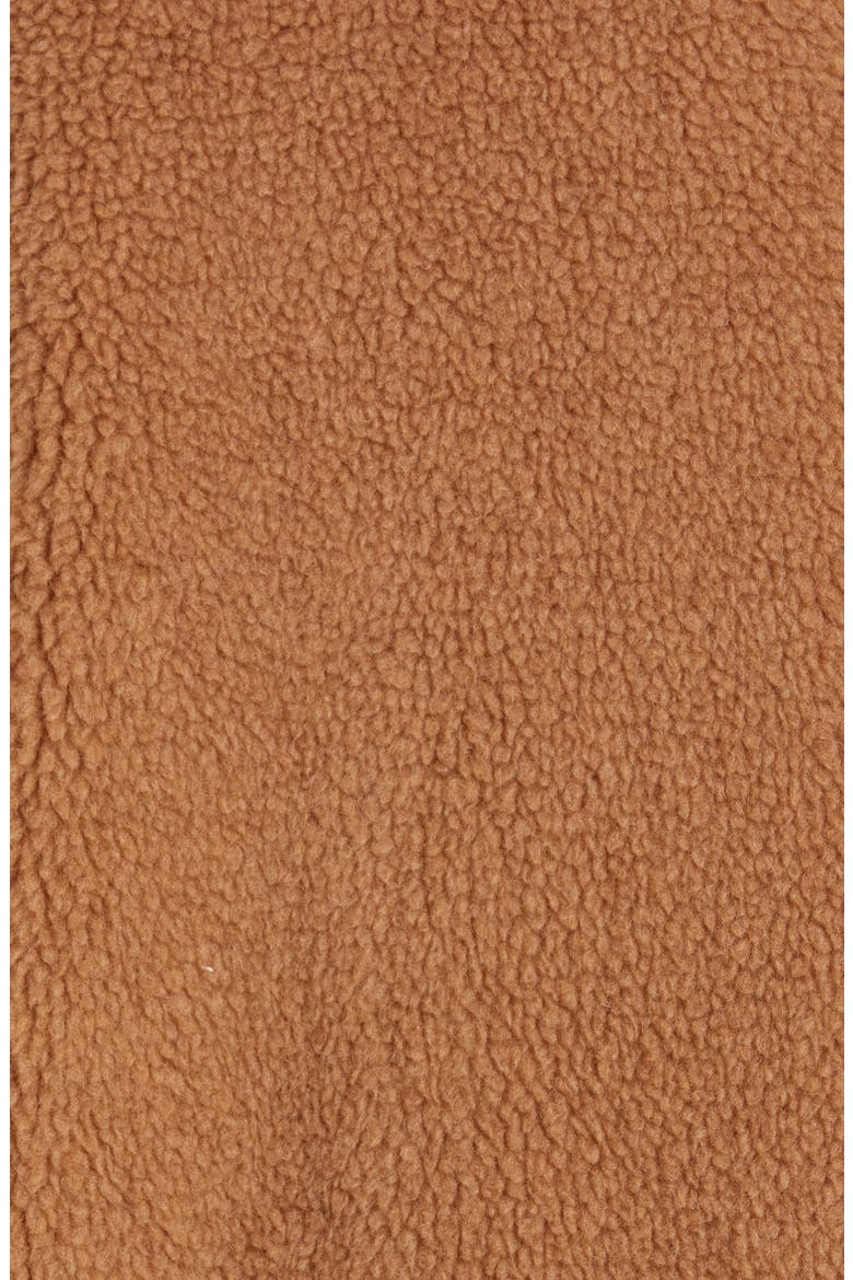 Teddy Bear Icon Faux Fur Coat, Alternate, color, CAMEL