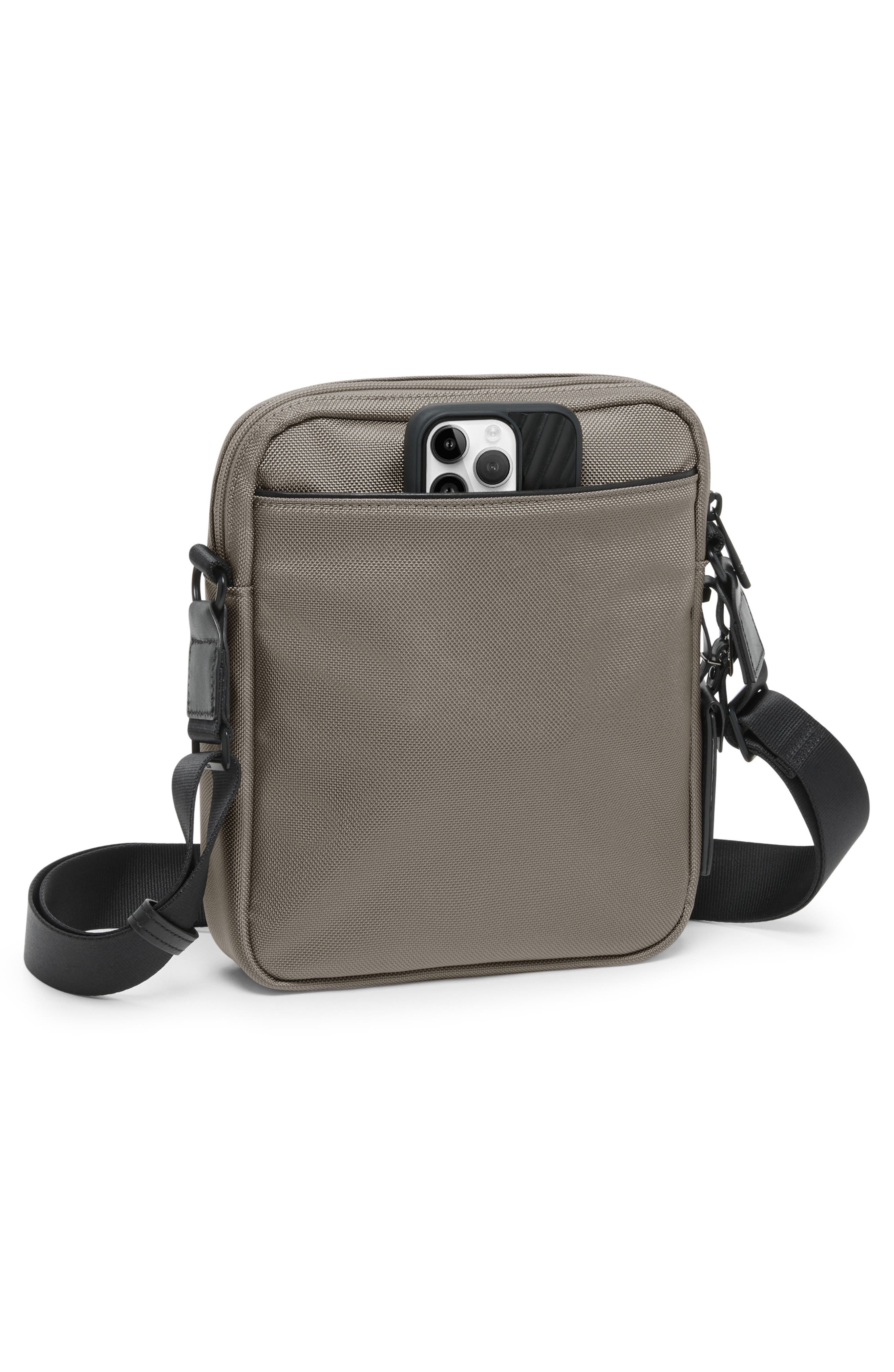 Alpha Medium Crossbody Bag, Alternate, color, GREY ALLOY