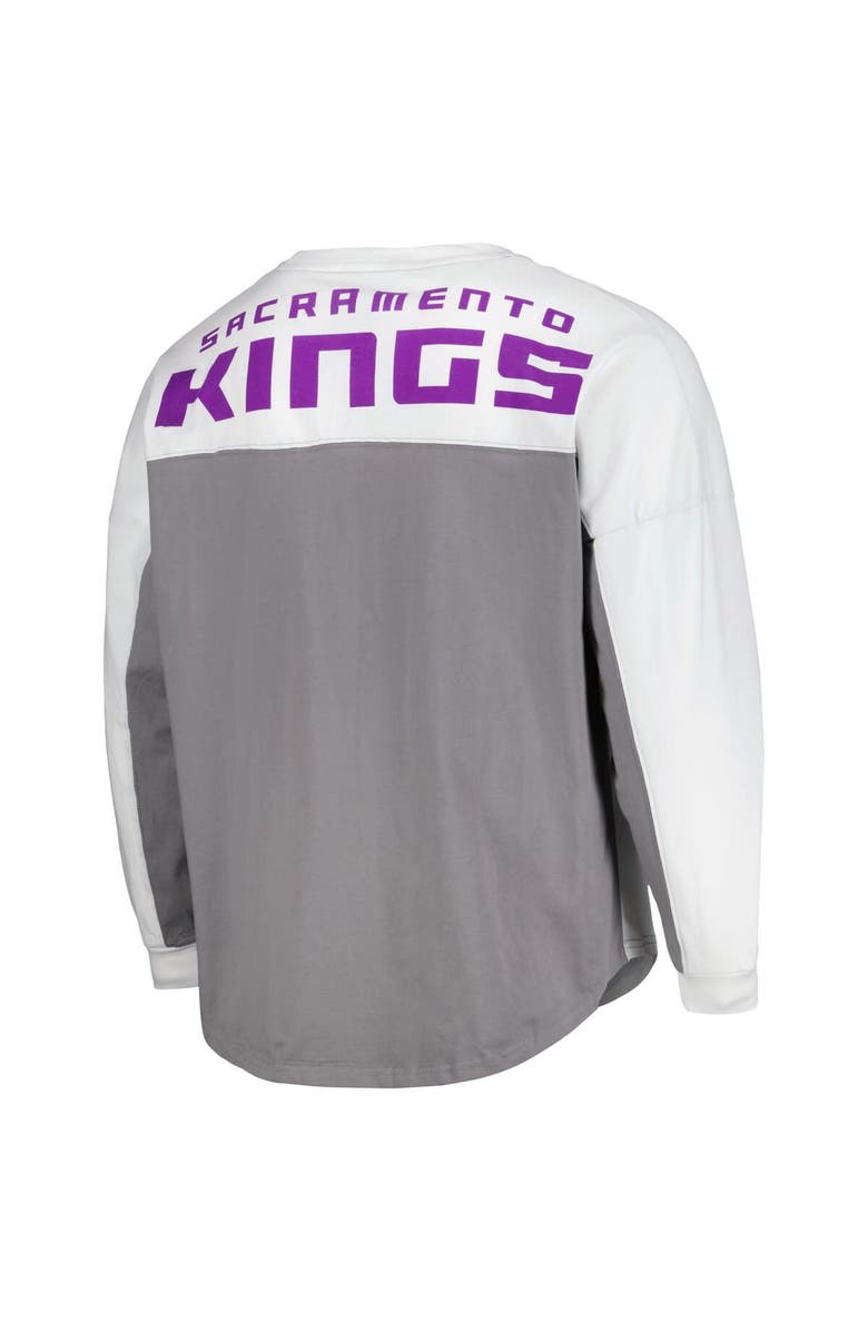 Stadium Essentials Men's Stadium Essentials White Sacramento Kings Rally Pullover Sweatshirt, Alternate, color, White