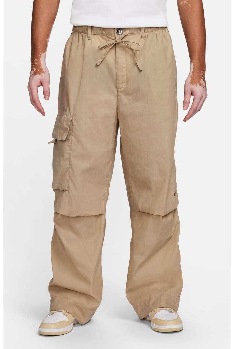 Sportswear Tech Pack Waxed Canvas Cargo Pants, Main, color, KHAKI/ KHAKI/ KHAKI