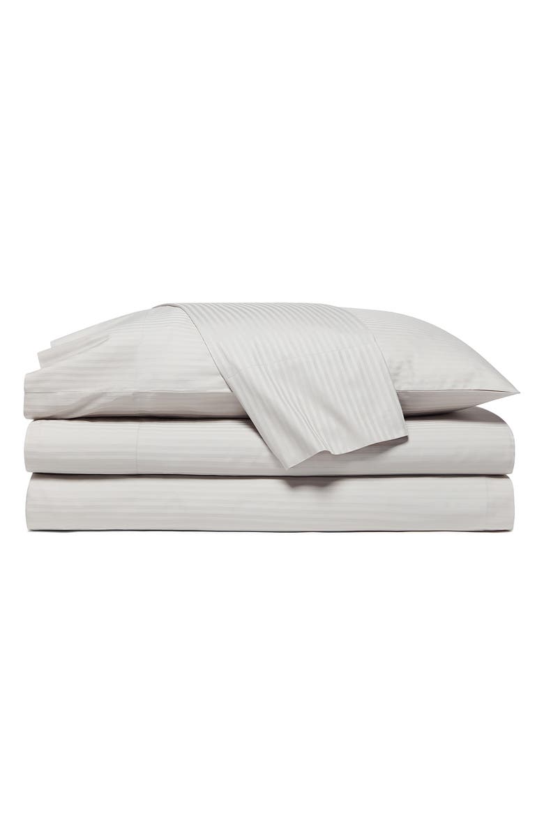 Boll & Branch Signature Stripe Sheet Set, Main, color, 