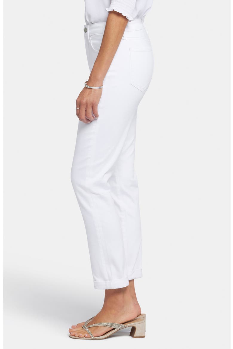 Margot Girlfriend Jeans, Alternate, color, OPTIC WHITE
