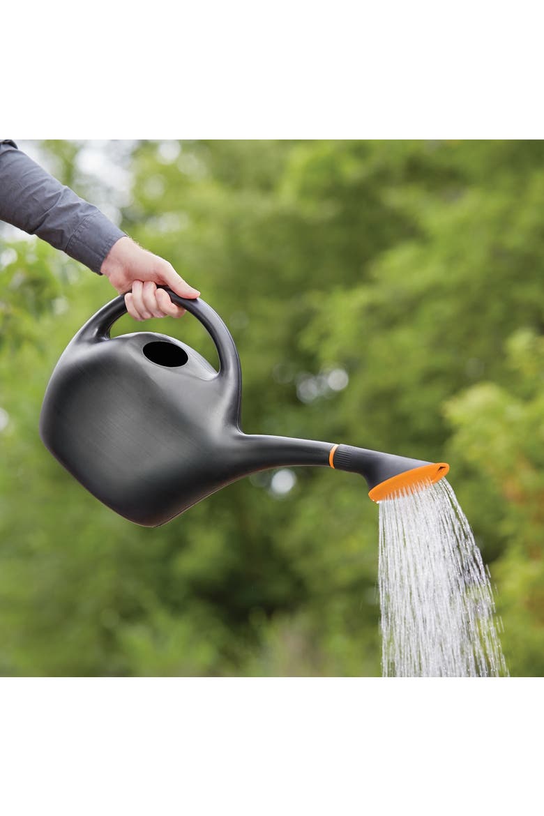 Easy Pour Watering Can Black 1.6 Gallon, Alternate, color, Black
