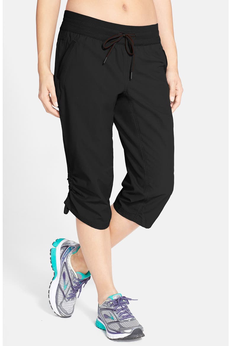 'Horizon' Capri Pants, Main, color, TNF BLACK
