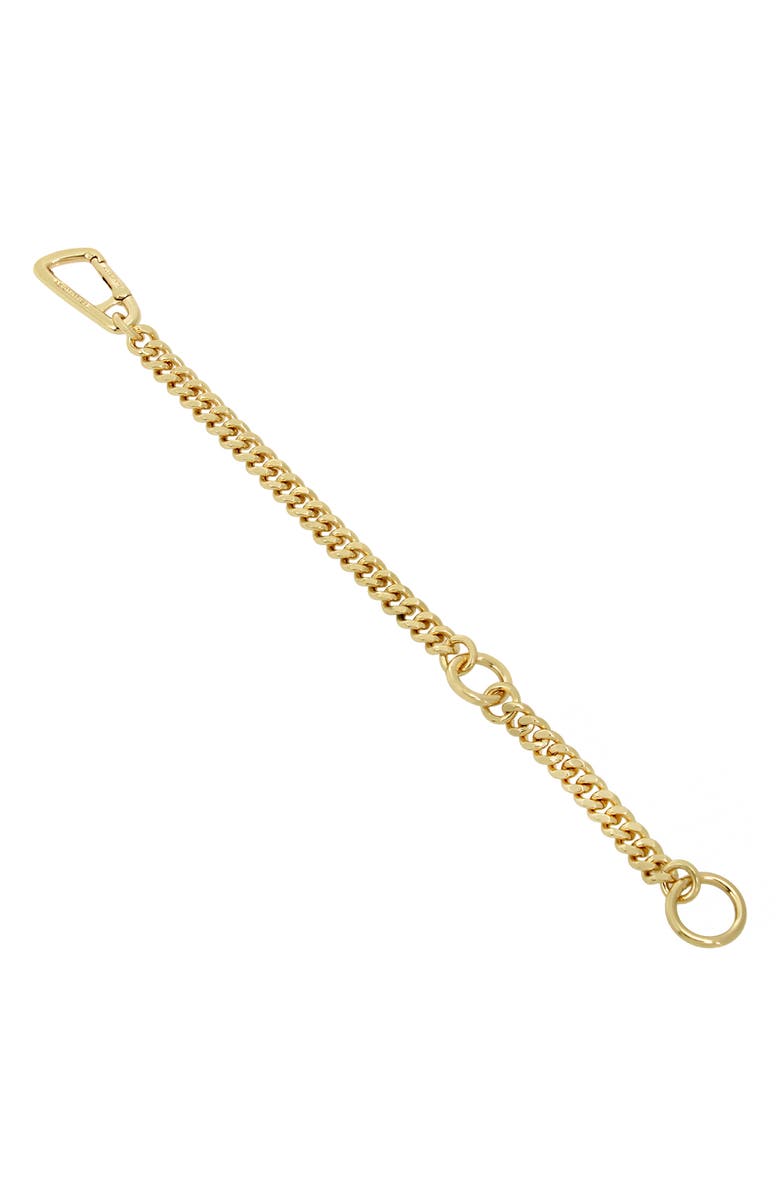 AllSaints Carabiner Curb Chain Bracelet, Alternate, color, 