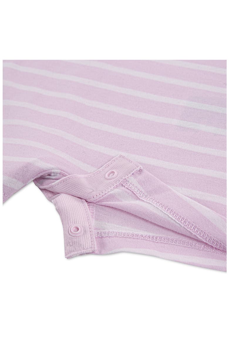 Swoosh Romper, Alternate, color, PINK FOAM