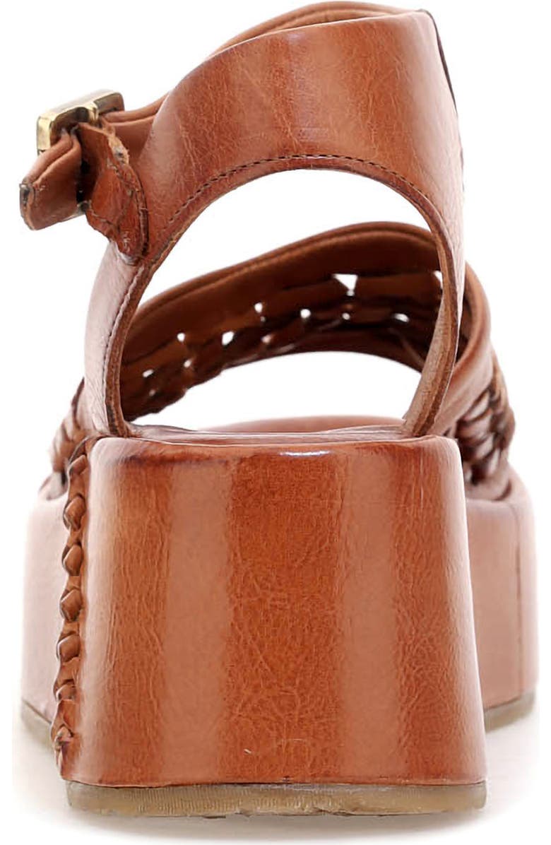 A.S.98 Maddox Ankle Strap Platform Sandal, Alternate, color, Whiskey