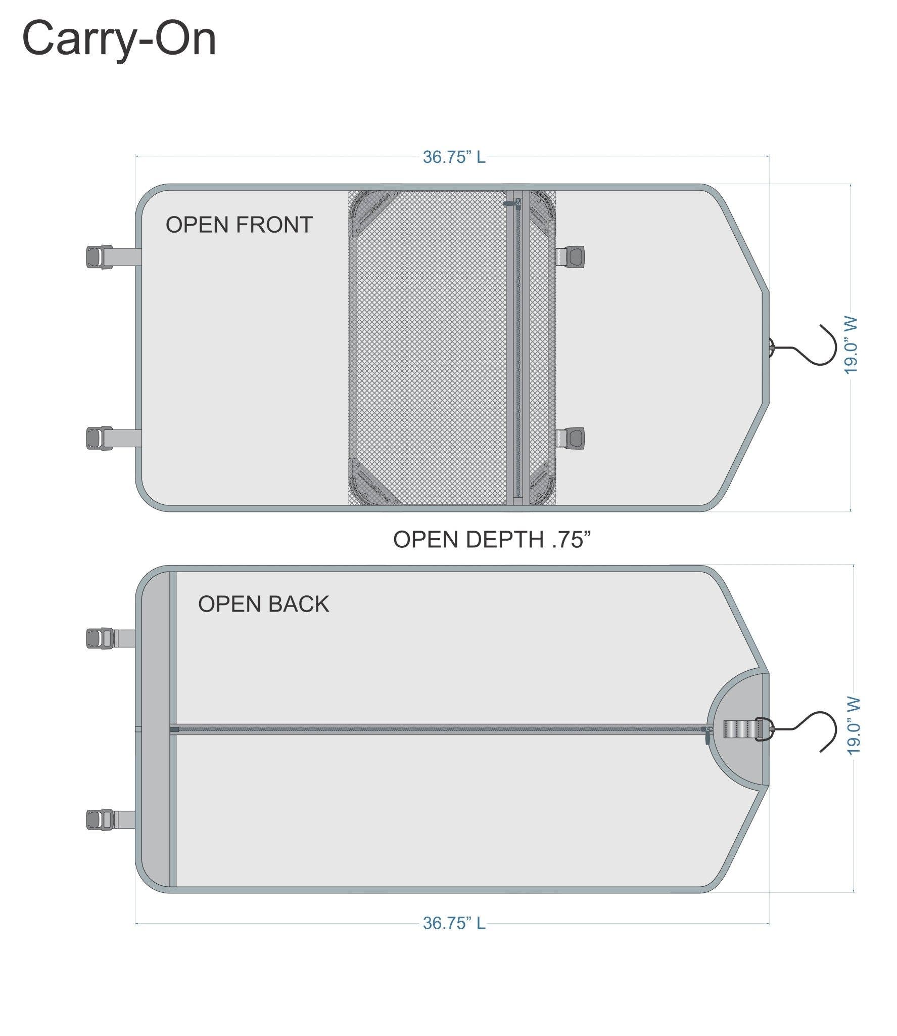 ROAM Luggage Garment Sleeve, Alternate, color, Check-In