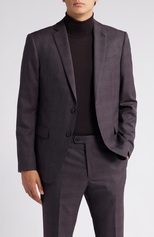 John Varvatos Plaid Wool Blend Suit