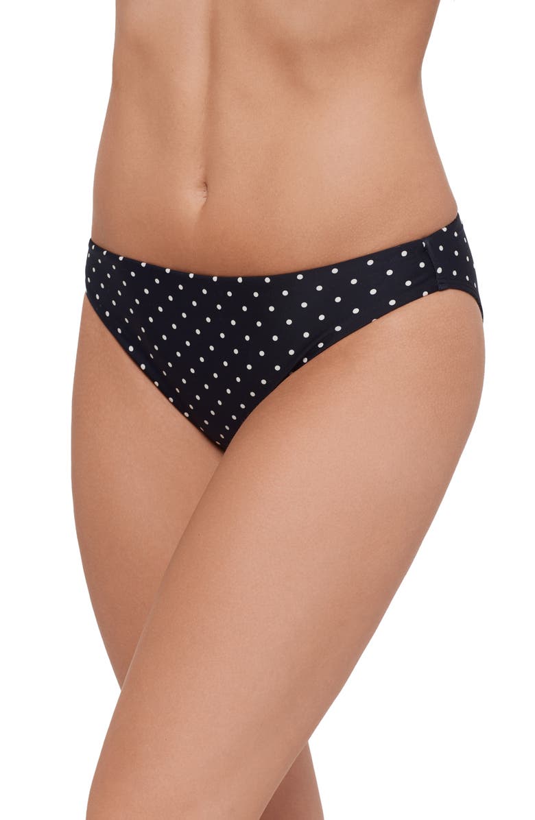 Steve Madden Hipster Bikini Bottoms, Alternate, color, Raven Black